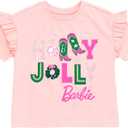 Barbie Girls' Graphic T-Shirt Toddler to Big Kid (Pink)