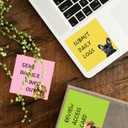9 Pads Cute Sticky Notes Set, 3" x 3" Dog Self Stick Notepads, Funny Dog Stationery, Kawaii Adhesive Memo Pads, Dog Lover Gifts, Office Decor Desk Accessories, School Supplies