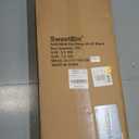 SweetBin Dog Ramp for Bed - Foldable Small to Large Dog Ramp for Couch - 6 Adjustable Height from 12" to 24" - Stairs with High Traction Mat - Wooden Portable Ramp for Dogs to Get on Bed Couch Car Up to 200LBS (Burlywood(black))