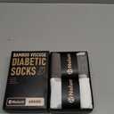 Diabetic Socks for Men,6 Pairs Crew Mens Diabetic Neuropathy Socks for Men Size 9-12/10-13/13-15 (X-Large, Deep Grey/Brown/White/Deep Blue/Black/Deep Brown)