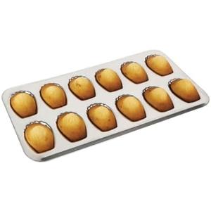 Gobel 12 Count Heavy Tinned Steel Madeleine Sheet Pan, Made in France