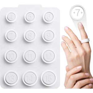 Ring 4 Sizing Kit, Compatible with Ou-ra Ring4, Professional Finger Measuring Tool, Smart Ring Find Your Size Before You Buy Ring, Size 4 to 15