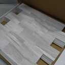 Art3d 10-Pack Peel and Stick Wall Tile for Backsplash, Stick on Stone Tile for Kitchen Bathroom Fireplace Vanitity in Biege Marble (11.3"x13.5")