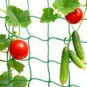 6.6x32.8FT Trellis Netting for Climbing Plants,Trellis Netting with Plant Clips, Heavy-Duty PE Trellis Net for Cucumber, Tomato, Vegetables, Fruits, Sweet Pea Plants