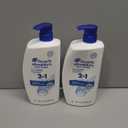 Head & Shoulders Anti-Dandruff Shampoo and Conditioner with 1% Pyrithione Zinc, Classic Clean 2-in-1 Twin Pack, Fresh Scent, Flake Control, Scalp Care, Color-Safe, 32.1 fl oz Each
