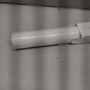 Leather Desk Protector, 47in*23.7in Large Mat with Natural Cork & PU Leather, Mouse Pad, Non-Slip Office Mat, Waterproof Writing Pad for Office and Home (Ivory White)