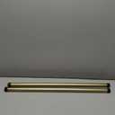 Double Curtain Rods 28-48 Inch, Antique Gold Double Curtain Rods, Wrap Around Double Window Rods Room Darkening, 1-Inch Diameter Front and 5/8 Inch Back Double Drapery Rod