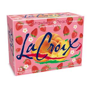 La Croix Sparkling Water, Strawberry Peach, 12 Fl Oz (pack of 12)