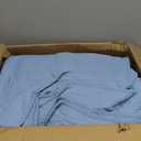 Wonderful 100% Cotton Blue Quilt Set King Size,200 GSM Cotton Fill Comforter,Pre-Washed 3 Piece Ultra Soft Lightweight Bedspread with Pillow Shams,Stitching Geometric Pattern Modern Style