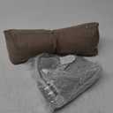 Buckwheat Neck Support Pillow Cervical Neck Cylinder Bolster Pillow,Buckwheat Hulls Adjustable Roll Pillow,Neck Pain Relief for Back and Side Sleepers Round Pillows for Lunch Break Brown, 6*15 inch