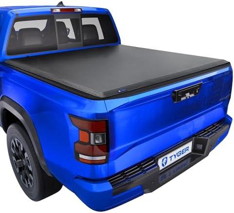 Tyger Auto T1 Soft Roll-up Truck Bed Tonneau Cover Compatible with 2022-2025 Nissan Frontier | 5' (60") Bed | TG-BC1N9057