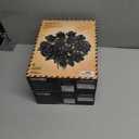 2 x Black Rose Building Blocks Set for Kids, 634PCS Flower Bouquet Brick Toy, Romantic Gift for Girls, Women, Valentine's Day, Birthday, Mother's Day, Halloween, DIY Artificial Plant for Home Gothic Decor