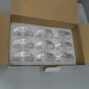 Cedilis 9 Pack Glass Fermentation Weights with Easy Grip Handles, Heavy Glass Fermenting Lids Kit for Wide Mouth Mason Jar, Fermenting Sauerkraut, Kimchi, Pickles, Dishwasher Safe