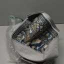 3x6 Washable Entryway Area Rugs: Vintage Easy to Clean Kitchen Rug Runner Soft Non Slip Floor Mat Indoor Farmhouse Carpet for Bathroom Living Room Bedroom Printed Hallway Runners(3x6 Floral/Blue)