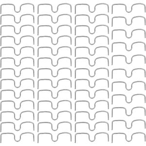 50pcs Fruit Tree Puller Limb Spreader, 4.33x1.26in Galvanized M-Type Branch Trainer Angle Benders for Bonsai and Orchard Trees Adjustable Plant Support for Training & Higher Yield