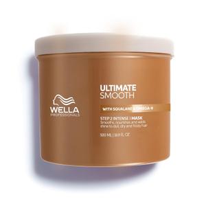 Wella Professionals ULTIMATE SMOOTH Intense Mask with Deep Nourishment | Treatment for Dry, Frizzy Hair | Smooths & Adds a Silky Shine | With Squalane & Omega 9 | Color Safe (16.9 Fl Oz (Pack of 1))