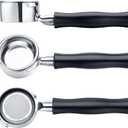 Normcore Bottomless Portafilter for Gaggia 58mm with Stainless Steel Head and Filter Basket and Ergonomically Designed Anodized Aluminum Handle (Basket Included) - Espresso Machine Portafilter (Black)