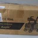 Aojin Walkers for Seniors & Adults, Rollator Walker with Seat, 350lbs
18" Big Seat, 8" All-Terrain Wheels, 6-Level Adjustable Height, Lightweight Aluminum Frame Rollator