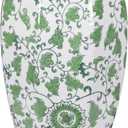 Yellow Vase 8.5 Inch Traditional Chinoiserie Floral Vase Porcelain Ginger Jar Octagonal Vases Blue and White Porcelain Decor for Home, Living Room, Kitchen, Mantel, Shelf, Table