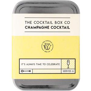 The Cocktail Box Co Champagne Cocktail Kit - Make Premium Hand Crafted Cocktails Gifts for Him or Her - 1 Kit