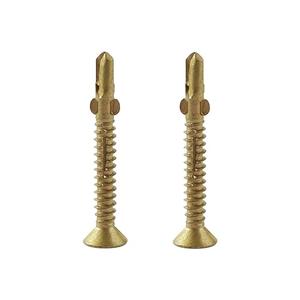 #10 x 1-5/8" Reamer Tek Torx/Star Head Self-Drilling Wood to Metal Screws - Tek Screws for Flatbeds, Trailers, or for Fastening Wood to Steel - T-25 Torx Screw Head (Count Undetermined)