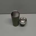 JoyJolt Triple Insulated Cocktail/Protein Shaker Bottle. 20oz Shaker Cup with Measure Lid and Jigger Cap. 12hr Ice Cold Bottle for Protein Mixes, Shake or Smoothie, Metal Mixer