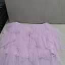 Hanpceirs Women's Tulle Skirts High Low Layered A-line Midi Skirt Irregular Tutu for Women XXL