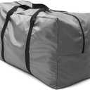 Life Large Capacity Inflatable Boat Canoeing Storage Bag Carrying Bag Pouch Foldable Storage Bag Organizer in Gray