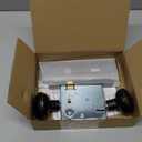 Mortise Lock Set for Interior Door, Vintage Antique Door Knobs with Lock and Skeleton Key, Old Door Knob Replacement Fits 1-3/8 in 1-3/4 in, Classic Oil Rubbed Bronze Finish