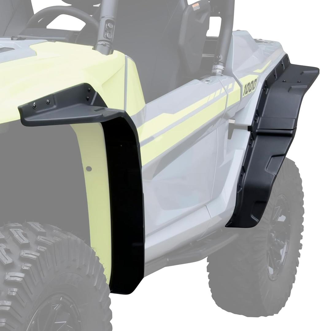 SAUTVS XXL Wider Fender Flares for Yamaha RMAX2 1000, Front Rear Extended Mud Flaps Mud Guards Extension for Yamaha Wolverine RMAX 2 1000 2021-2025 Accessories