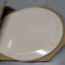 Bemis 500EC Durable Wood Toilet Seat with Easy Clean Hinges, Made in USA, Round, Bone