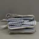 Lifewit 2 Pack Laundry Basket 80L Each, Collapsible Clothes Hamper with Reinforced Handles, Freestanding Waterproof Design for Bedroom and Laundry Room, Grey&Blue 160L Total