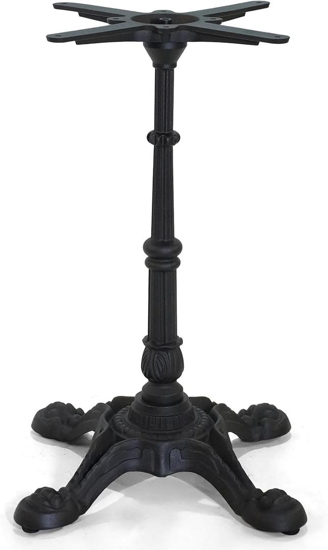 28inch Height Industrial Table Base-Vintage Restaurant Table Base-French Bistro X Base-22 * 22(L*W) Cast Iron Design Furniture Leg