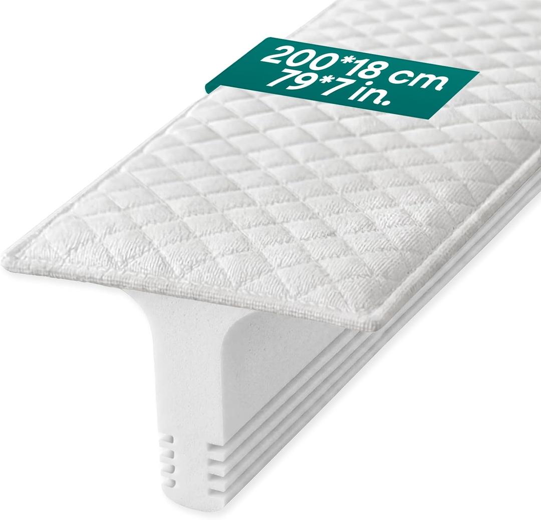 ZENO Bed Bridge for Split King & Gap Filling - Twin to King Bed Converter - Premium High-Density Foam - Seamless Sleep for Your Family - Twin Mattress Insert