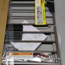 Cumbor 29.7-46" Baby Gate for Stairs, Mom's Choice Awards Winner-Auto Close Dog Gate for the House, Easy Install Pressure Mounted Pet Gates for Doorways, Easy Walk Thru Wide Safety Gate for Dog, Brown