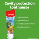 Colgate Kids Minecraft Toothbrush and Kids Toothpaste Gift Set, Includes Minecraft-Themed Battery Toothbrush, 2 Bubblegum Flavored Fluoride Toothpastes, and 2 Manual Toothbrushes
