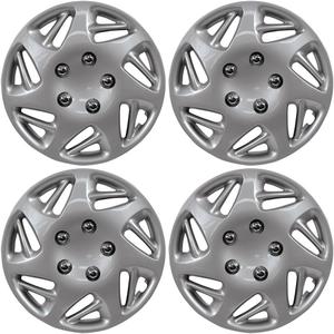 Custom Accessories 96903 Hubcaps Silver 17" Wheel Cover, Set of 4