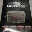 DUPASU Electric Lunch Box Food Warmer: 100W Heated Lunch Box for Adults, 1.8L Portable Fast Heating Lunchbox Food Heater for Car, Truck, Work, Travel, Lonchera Elctrica 12/24V/110-230V (Dark Green)