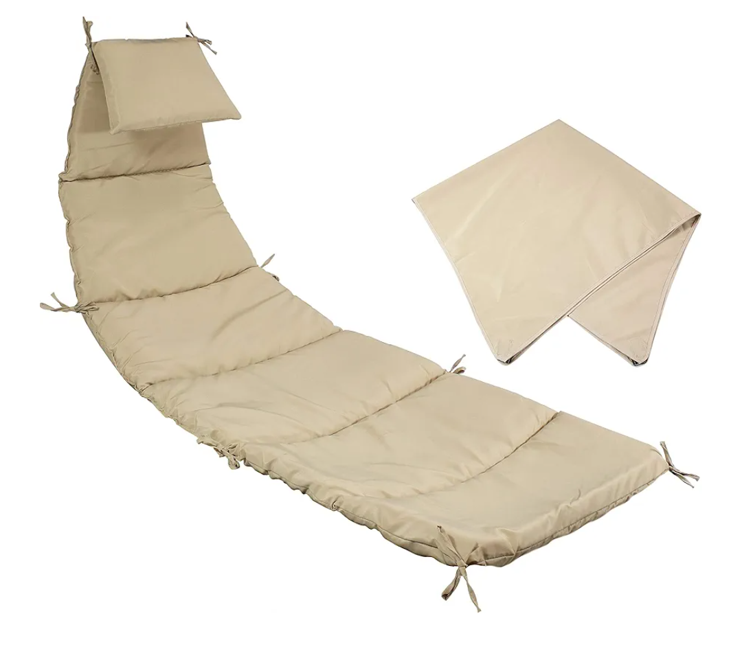 Sunnydaze Outdoor Hanging Lounge Chair Replacement Cushion and Floating Umbrella Fabric Only - Curved Swing Chair Cushion Replacement - Beige
Amazon's Choice