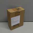 LUSHABOR Christmas Flameless Candles, 3 Pack Battery Operated Candles for Christmas Mantel Decor, Glass LED Flickering Candles Home Xmas Party Holiday D3 H4 5" 6", Trees