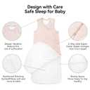 Rayon Made from Bamboo Sleep Sack 12-18 Months 2.5 Tog Winter Warm Ultra Soft Baby Wearable Blanket Toddler Sleep Sack for Babies Unisex Girl Boy 2-Way Zipper Quilted Thick Baby Sleeping Bag, L
