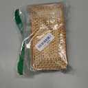 2 Pack Small Rattan Serving Tray, Natural Wicker Decorative Tray Handwoven for Keys Trinkets Rings Cosmetics, Decorative Jewelry Perfume Tray for Coffee Table Entryway Living Room(8.2" × 4.3")