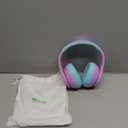 iClever Auraa Active Noise Cancelling Headphones for Kids, LED Light Up, Bluetooth 6.0, Safe Volume 80dBA, 47H Play Time,Fast Charging,Kids Headphones Wireless with Mic AUX Cord for Travel iPad,Purple