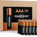 Duracell Coppertop AAA Alkaline Batteries With Power Boost Ingredients, 28 Count (Pack Of 1), Long-Lasting Alkaline In Re-Closable Pack For Quick Access And Organized Storage