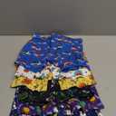 JAHSIYI Boys Underwear Size 10 Kids Cotton Boxer Briefs Young Boys' Seamless Boxers Cool Space Design Underpants