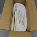 Selamica 8 inch Porcelain Dinner Plates, Large Size Serving Plate for Salad, Pancakes, Steak, Set of 6, Assorted Colors