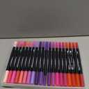 60 Colors Dual Tip Watercolor Markers Pens for School Supplies-Brush & Fine