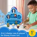Fisher-Price Little People Toddler Toy Disney Frozen Carry Along Castle Case Playset with Figures for Pretend Play Kids Ages 18+ Months