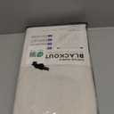 100% Blackout Shield Blackout Curtains for Bedroom 84 Inches Long, Back Tab/Rod Pocket Living Room Drapes, Thermal Insulated Blackout Curtains 2 Panels Set, 50" W x 84" L, Cream