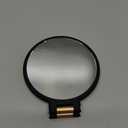 1x 20x Magnifying Travel Mirror, Hand Mirror with Handle - Double Side Hand Held Mirror with 1x 20x Magnification & Foldable Handle, Portable Travel Makeup Hand Mirror for Women (Black)